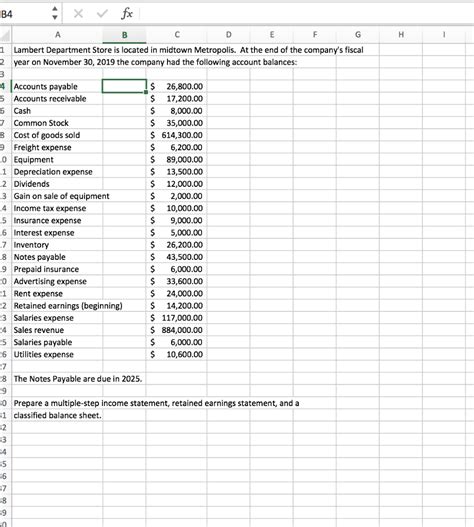 Statement Of Retained Earnings Excel