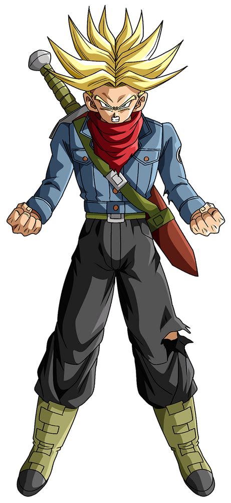 SSJ2 Future Trunks Future Saga Render by ZanninRenders on DeviantArt