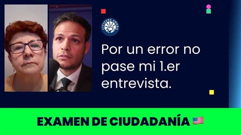 Por Un Error No Pase Mi Er Entrevista Que No Te Pase A Ti