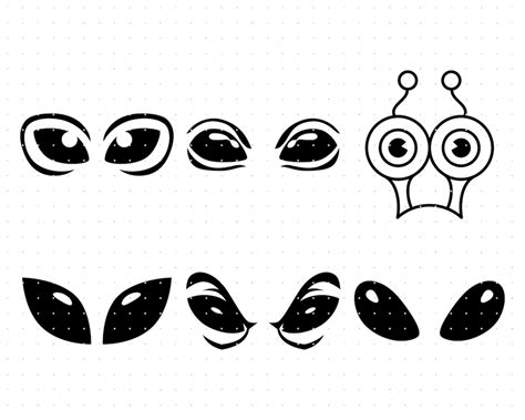 Alien Eyes Svg Alien Eyes Clipart Alien Eyes Png Alien Eyes Dxf Logo