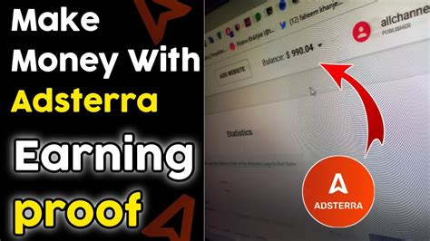 Adsterra Earning Trick Adsterra Payment Proof Adsterra High Cpm