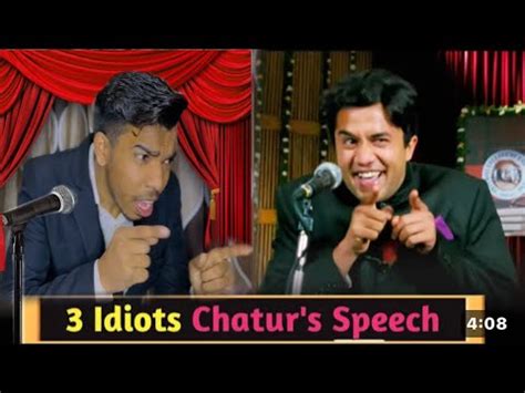 Chatur S Speech Funny Scene Idiots Aamir Khan Anurag Pooran