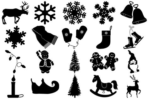 Christmas Silhouette Svg Free - 228+ SVG Cut File