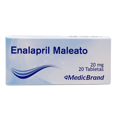 Enalapril 20 Mg Tabletas Laboratorios