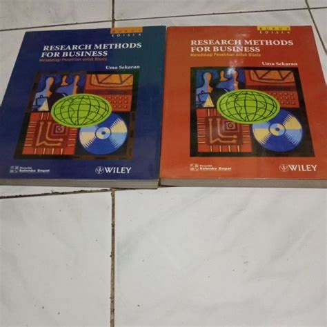 Jual Metodologi Penelitian Untuk Bisnis Buku 1 2 Edisi 4