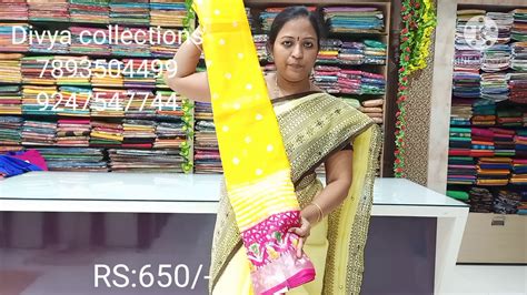 Office Wear Sarees Episode Divya Collections Only Youtube