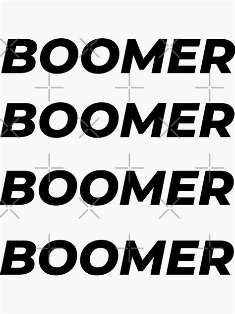 Boomer Sticker Pack Sticker By ValDIFF Redbubble