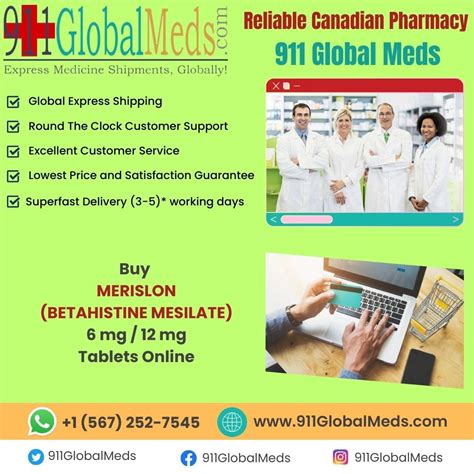 Reliable Canadian Pharmacy — 911 Global Meds — Buy Merislon Lewis Harvey Medium