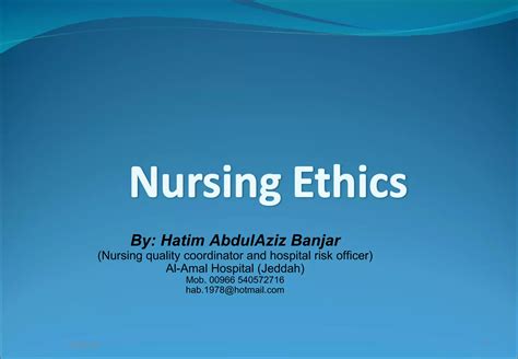 Nursing Ethics PPT