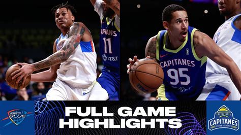 Ciudad De México Capitanes Vs Oklahoma City Blue Game Highlights