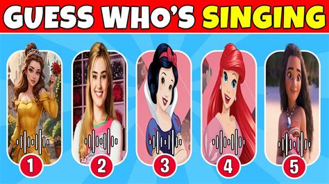 Guess Who Is Singing Disney Song Challenge Elsa Mirabel Phineas