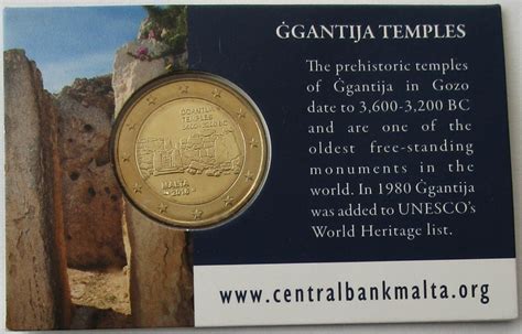 Malta Euro Pr Historische St Tten Gantija Tempel Bu Mago Mu