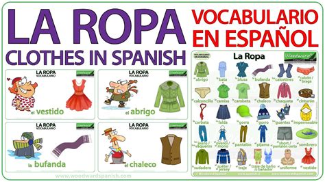 Spanish Clothing Vocabulary Worksheet