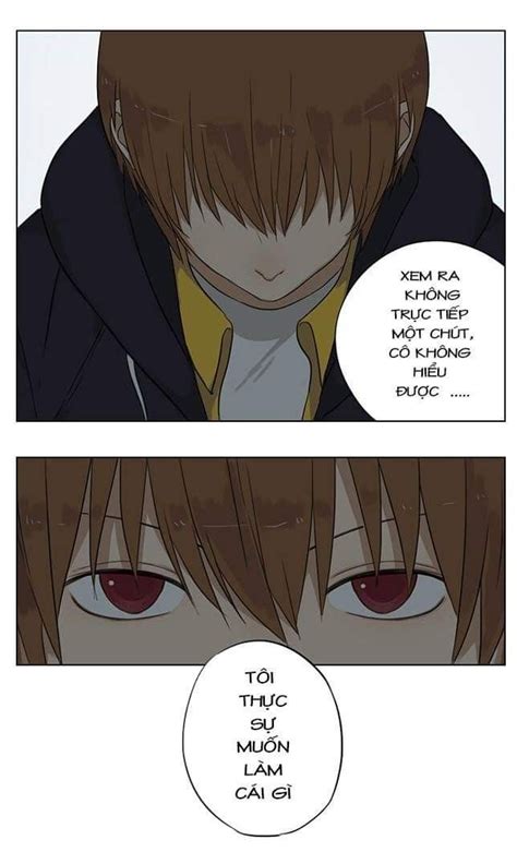 An Anime Comics Page With Two Red Eyes