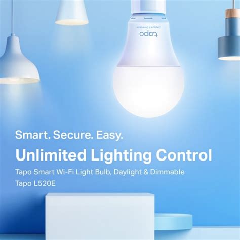 TP Link Tapo L520E Smart Wifi Light Bulb Daylight Dimmable Light Bulb