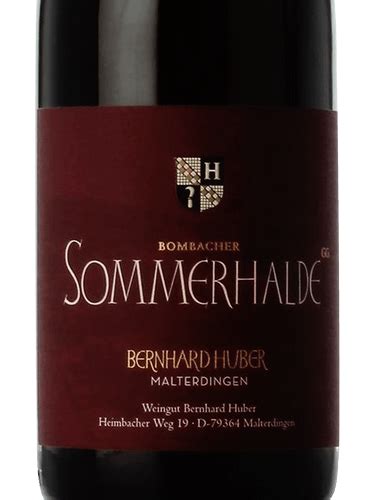 Bernhard Huber Sommerhalde Spätburgunder GG Vivino US