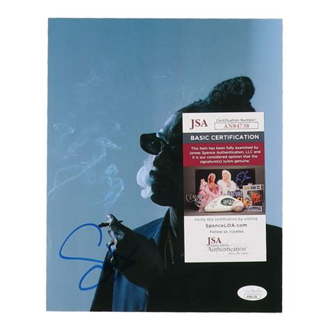 Snoop Dogg Signed 8x10 Photo (JSA) | Pristine Auction