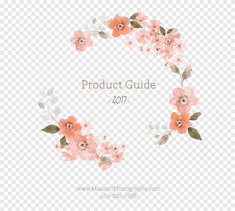 Pink Flowers Illustration Wedding Invitation Wreath Flower Floral