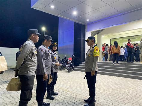 Kapolresta Gorontalo Kota Dampingi Kapolda Cek Persiapan Personil