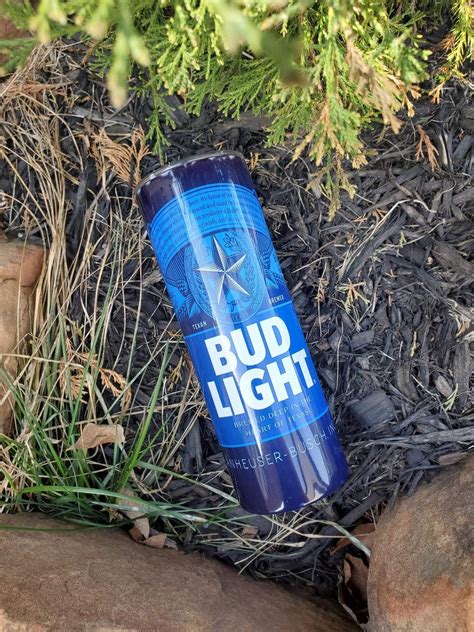 Custom Bud Light 20 Ounce Steel Insulated Tumbler Etsy