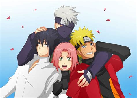 Team 7 Sakura Naruto Sasuke Kakashi Hd Wallpaper Peakpx