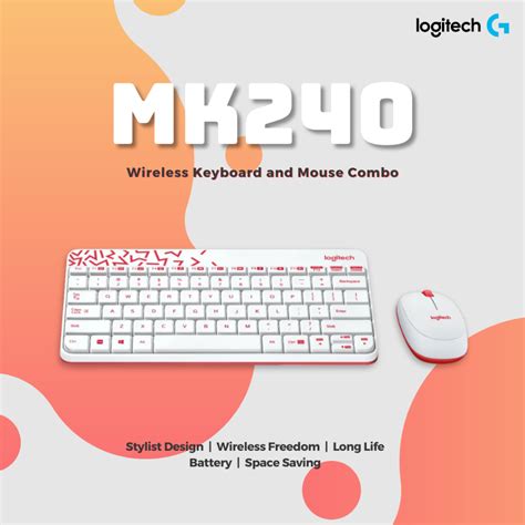 Jual Keyboard Logitech Mk240 Wireless Keyboard Dan Mouse Combo Shopee Indonesia