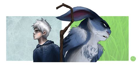 Jack Frost And The Easter Bunny By Raspuss On Deviantart