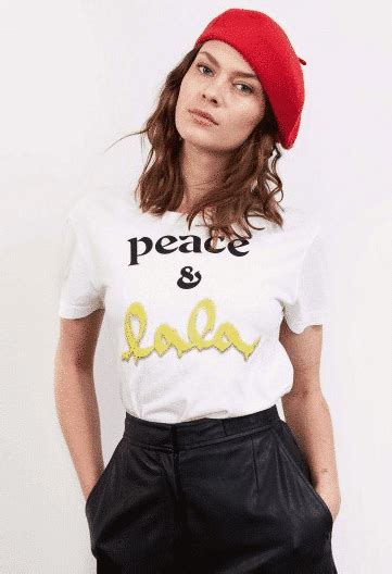 Lala Berlin T Shirt Cara Peace And Lala Laura Thomsen Luxury