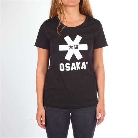 Women's Tee - BLACK / WHITE OSAKA STAR – OSAKAWORLD CANADA