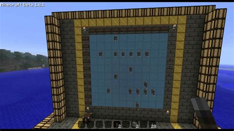 Osw Special Minecraft Fully Functional Battleship Game Youtube