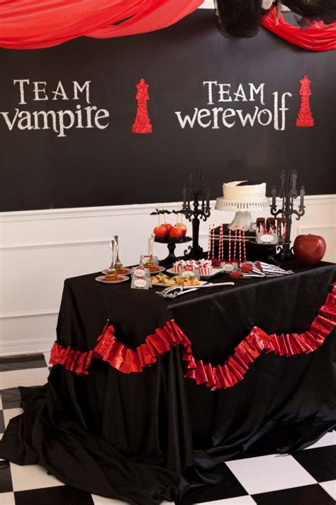 Vampires vs. Werewolves - a Twilight Halloween Party - Frog Prince Paperie