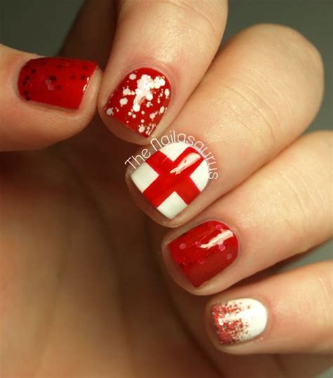 Happy St George S Day The Nailasaurus Uk Nail Art Blog Uk Nails