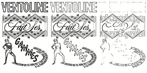 Ventoline Fait Ses Gammes Exhibition Fonts In Use