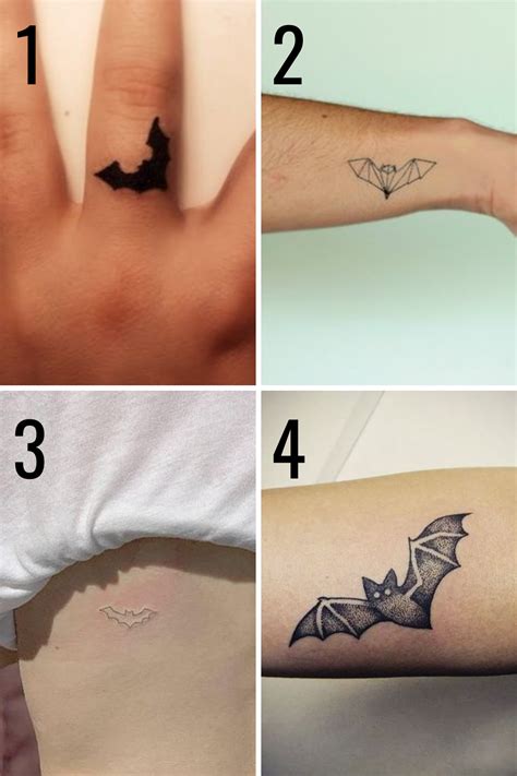 Bat Silhouette Tattoo