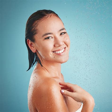 Shower Hygiene And Clean Woman In Beauty Portrait Skincare With