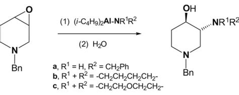 Convenient Synthesis Of Trans 3 Amino 1 Benzylpiperidin 4 Ols Using