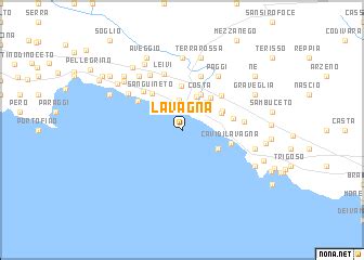 Lavagna (Italy) map - nona.net