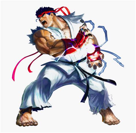 Hadouken Ryu Street Fighter Png Transparent Png Transparent Png