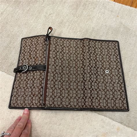 Coach Wallet Brown Signature Bifold Gem