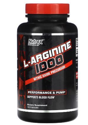 Nutrex Research L-Arginine 1000-60Ser.-120Capsules | Maxmuscle Elite