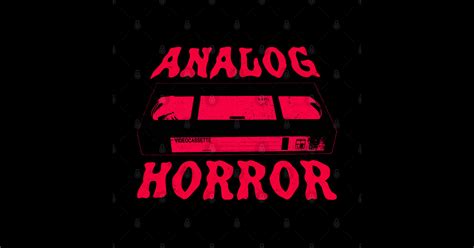 Analog Horror Red VHS Tape Retro 80's 90's Nostalgia (vintage ...