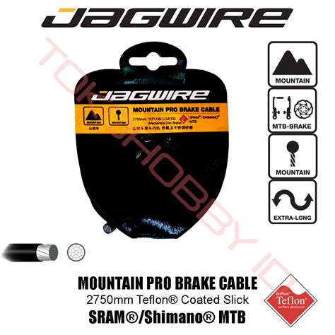 Jual Jagwire Tc Mountain Pro Brake Cable Kabel Inner Rem Teflon