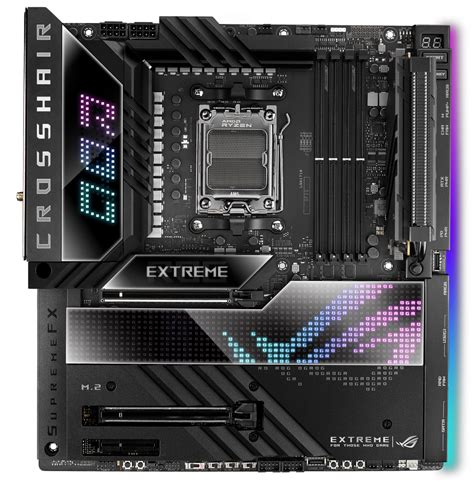 Asus Rog Crosshair X670e Hero Atx Ddr5 Motherboard Am5 Socket Amd X670 Chipset 128gb Dimm Max