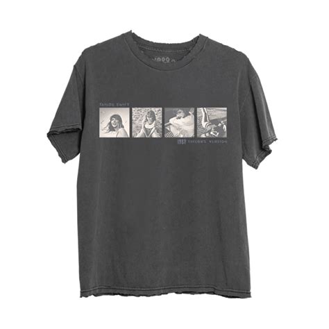 1989 Taylors Version Charcoal Photo T Shirt Official Store