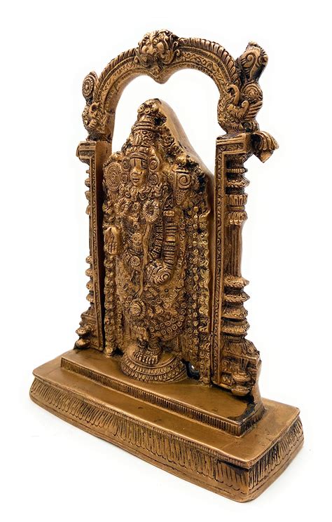 Buy Bhunes Brass Venkateswara Idol Lord Thirupathi Statue Lord