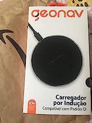 Geonav Carregador Por Indu O De Mesa W Vidro Carregamento R Pido