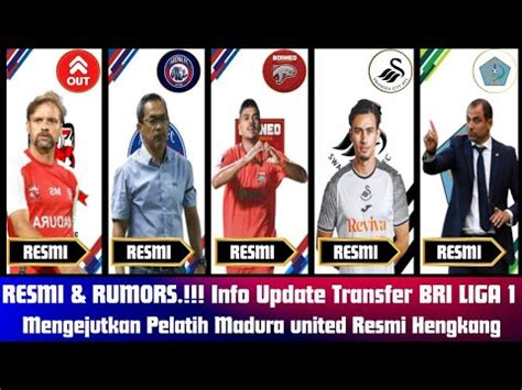 RESMI RUMORS Update Bursa Transfer BRI LIGA 1 Mengejutkan Pelatih