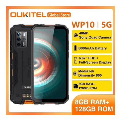 OUKITEL WP10 Telefone Inteligente Robusto Telefone M Vel Prova D Gua