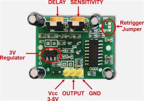 Hc Sr501 Pir Motion Sensor Module In Pakistan