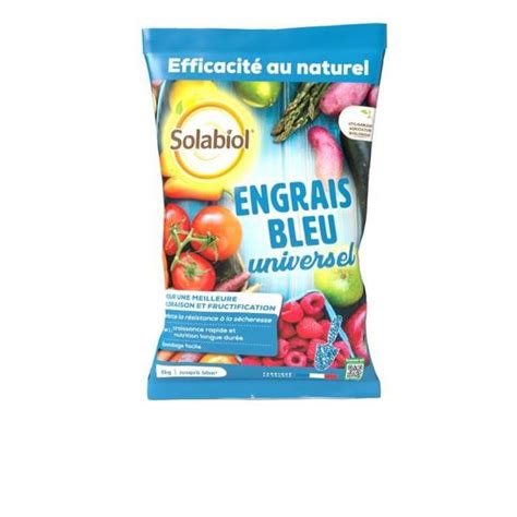 Engrais Bleu SOLABIOL SOBLEU4 4 Kg Cdiscount Jardin